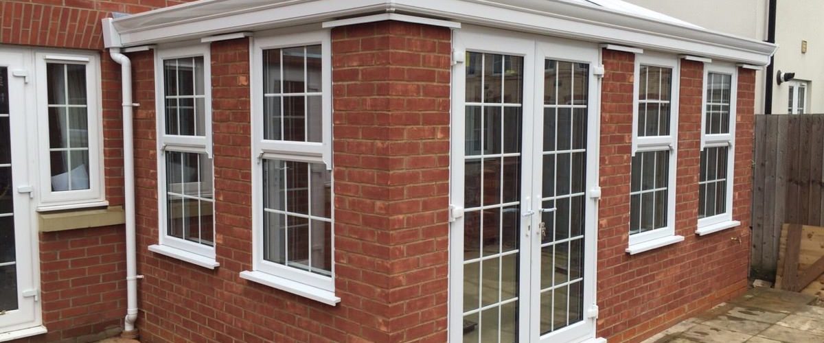 Traditional Brick Orangery with French Doors