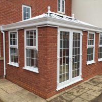 Traditional Brick Orangery with French Doors