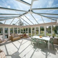 Ultraframe Designer Glass Conservatory Roof Stevenage