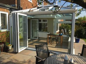 Bifold doors conservatory